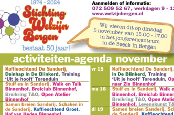 Activiteitenkalender november 2024